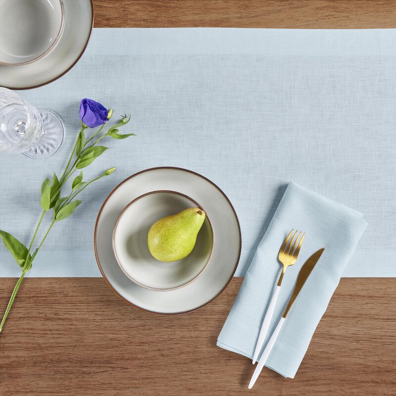 Solino Home 100% Pure Linen Table Runner - Fete