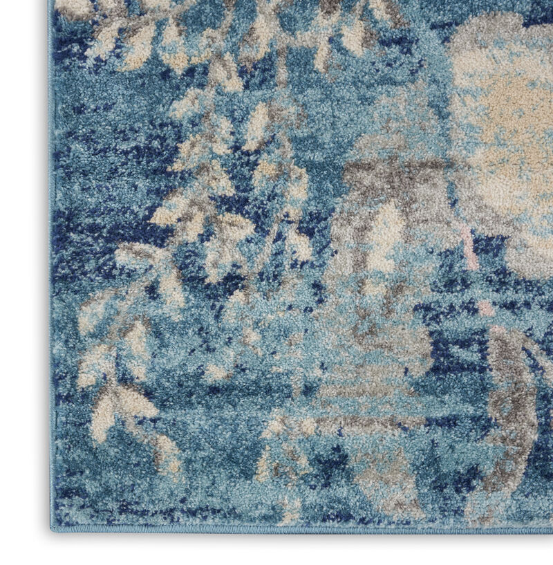 Tranquil TRA02 Turquoise 8'10" x 11'10" Rug