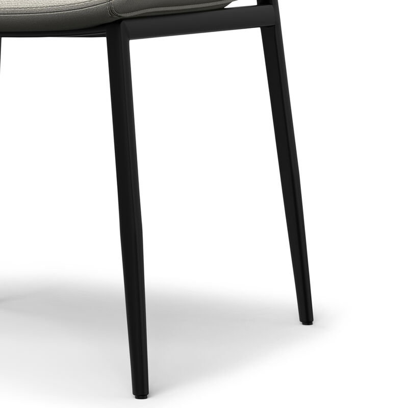 Simpli Home Savannah Dining Chair ( Set Of 2 ) In Natural Linen Look Fabric