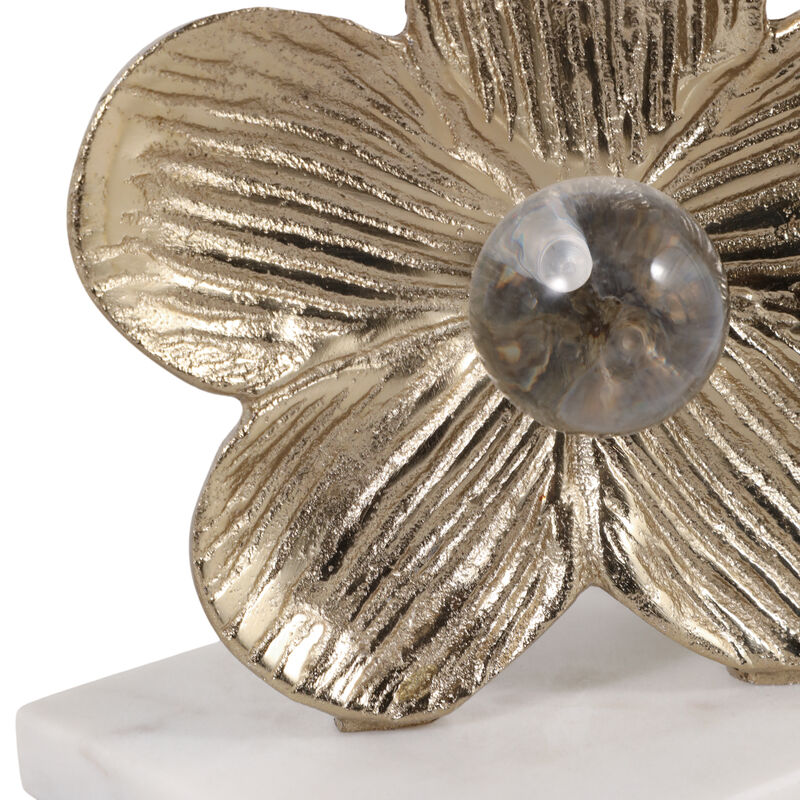 S/2 11" Flower Bookends image number 3