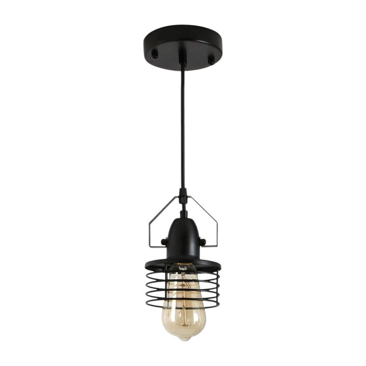 Industrial Pendant Light Vintage Hanging Ceiling Lamp for Kitchen, Dining & Living Room