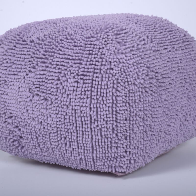 GOODSILO Spongy Microfiber Square Pouf for Comfortable Seating and Stylish Decor image number 5