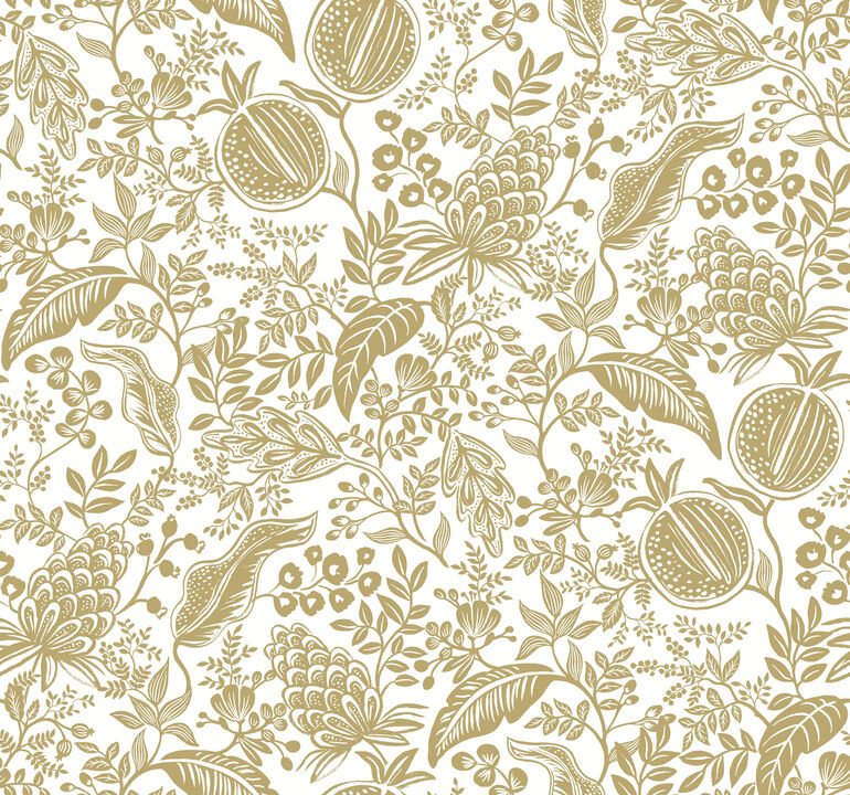 Pomegranate White Wallpaper