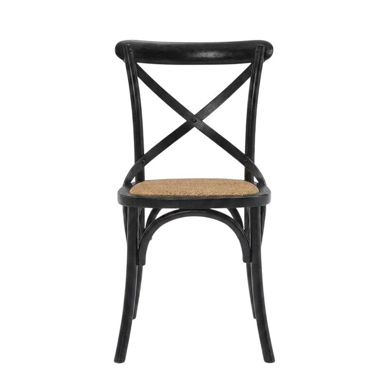 Wooden Dining Side Chairs for Dining Room, Natural, Set of 4 image number 1
