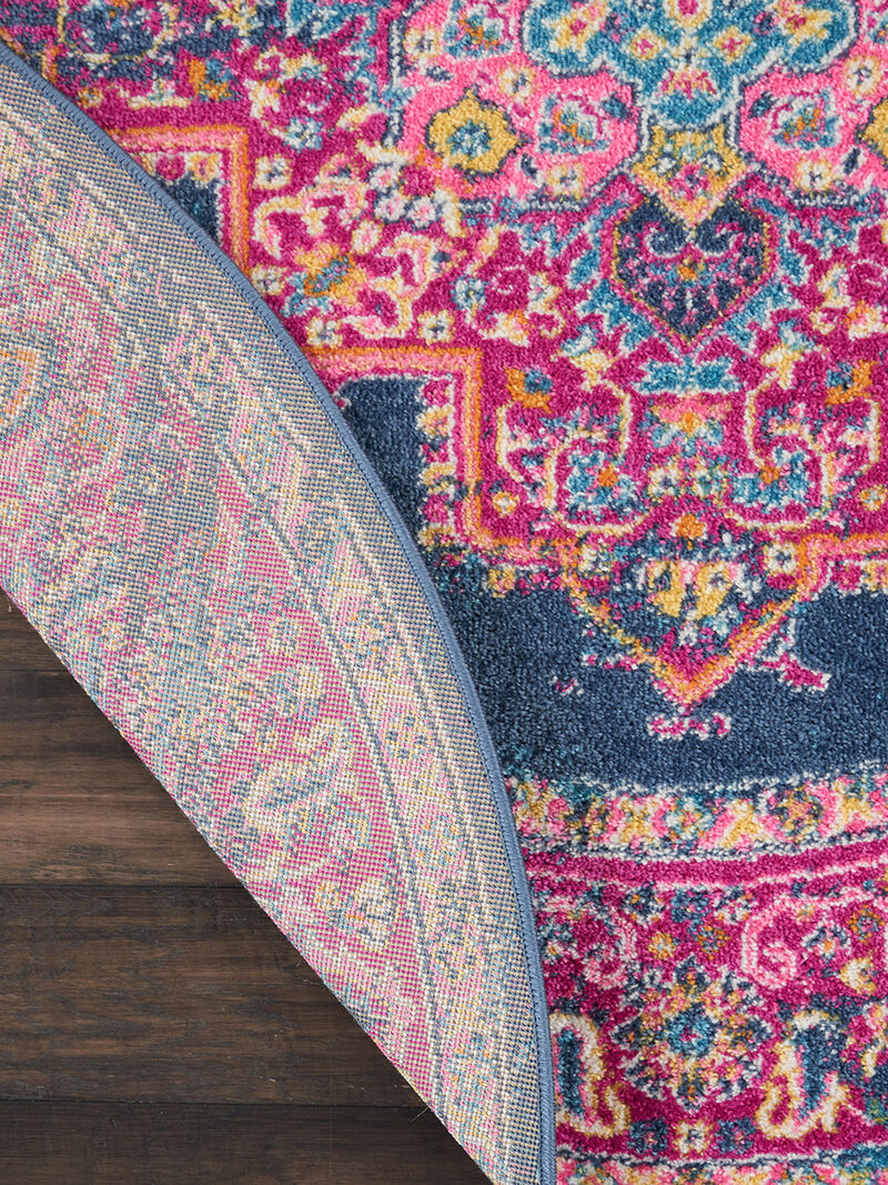 Passion PSN03 Blue 5'3" x 7'3" Rug image number 2