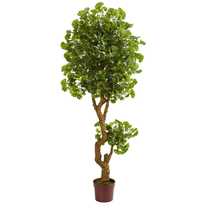 HomPlanti 6 Feet Jingo Artificial Tree UV Resistant (Indoor/Outdoor) image number 1