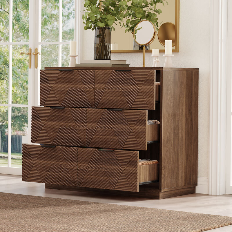Jebweg Mid Century 3D Geometric Dresser image number 2