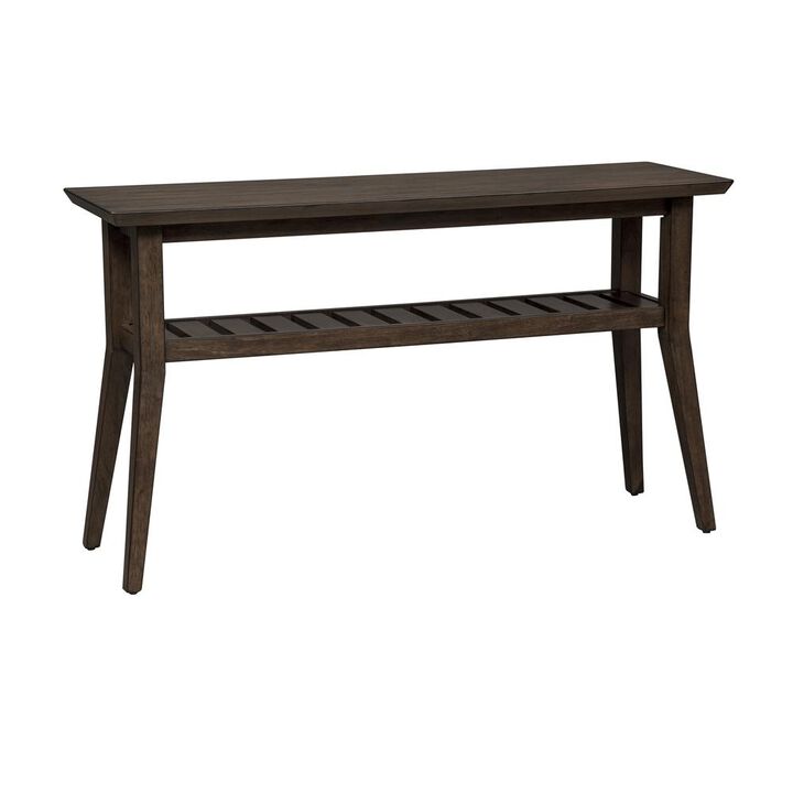 Liberty Furniture Ventura Blvd Sofa Table in Bronze Spice