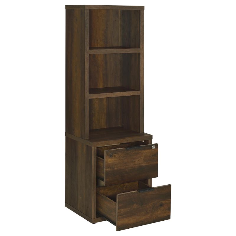 Park Bookcase with 3 Open Shelves, 2 Drawers image number 3