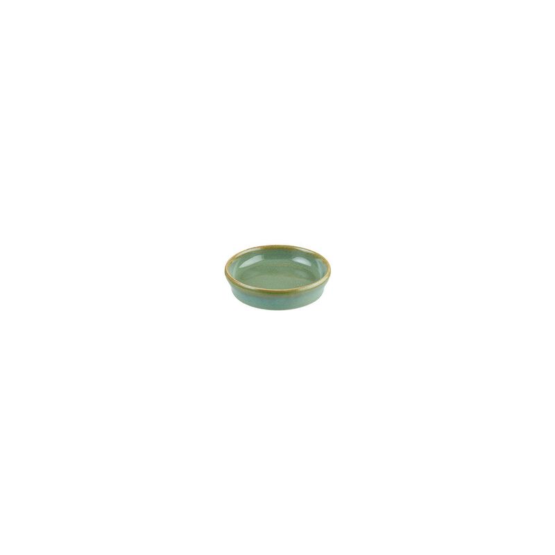 Sage dia.4" h:1" 1 oz. Round Green Vitrified Bowl (Set of 4) image number 2