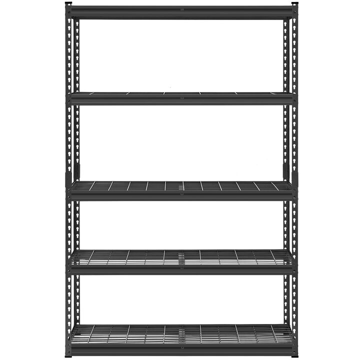 5 Tier Heavy Duty Metal Shelving 2500 Lbs Adjustable Garage Utility Rack