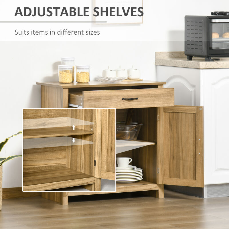 Hibgwa Farmhouse Sideboard Buffet Cabinet image number 2