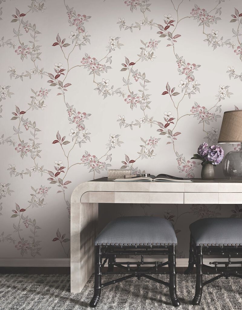 April Blossom Cream Wallpaper (Double Roll) image number 4