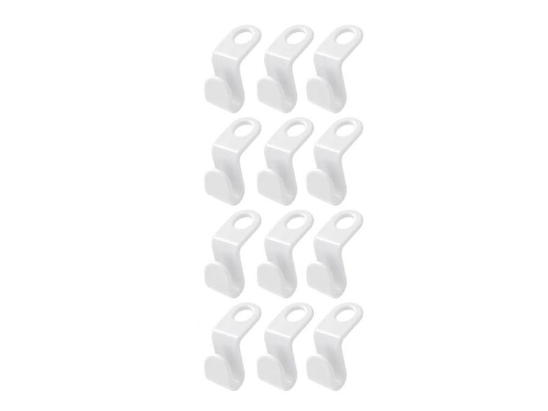 50 Pcs Space Saving Hanger - Clothes Connector Hooks, Stacking Space Saver, Plas image number 0