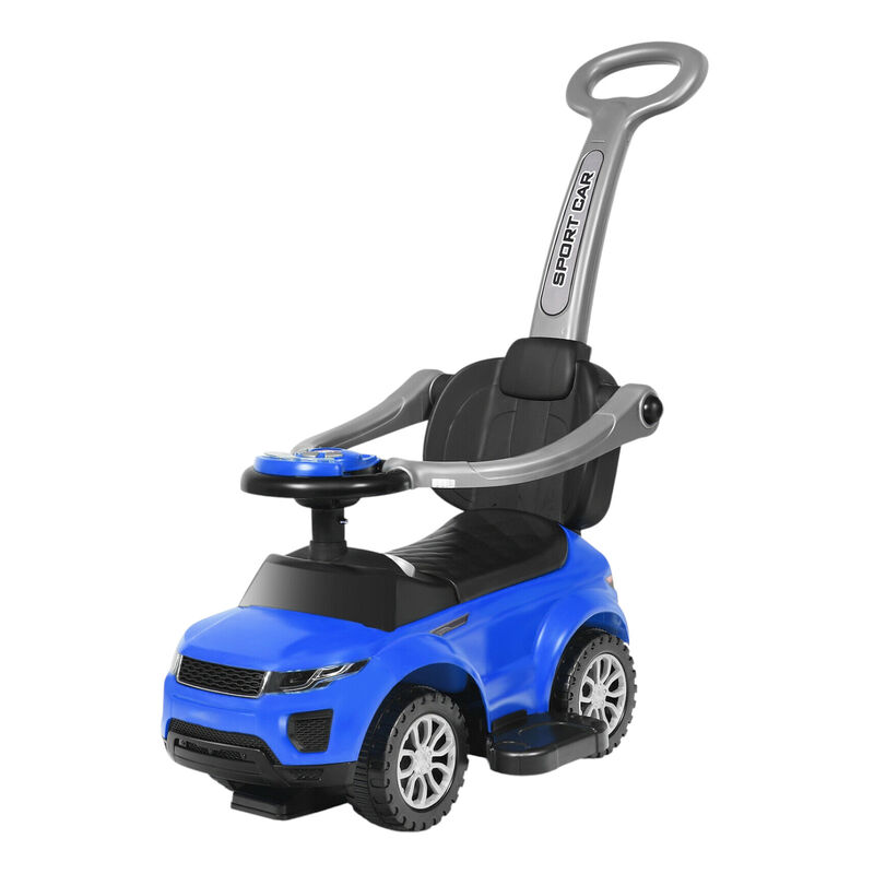 3 in 1 Toddler Ride On Push Car with Stroller Sliding Design and Music image number 0