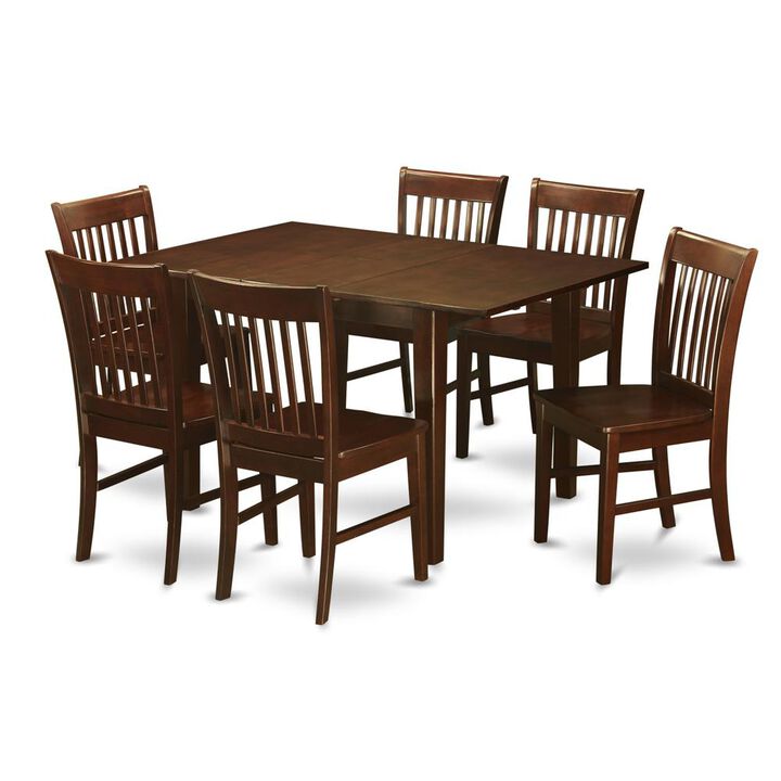 7 Pc Kitchen dinette set- Kitchen Tables with 6 Kitchen Dining Chairs