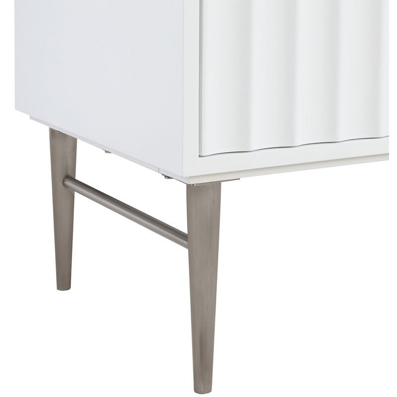 Meridian Furniture Modernist White Bathroom Vanity