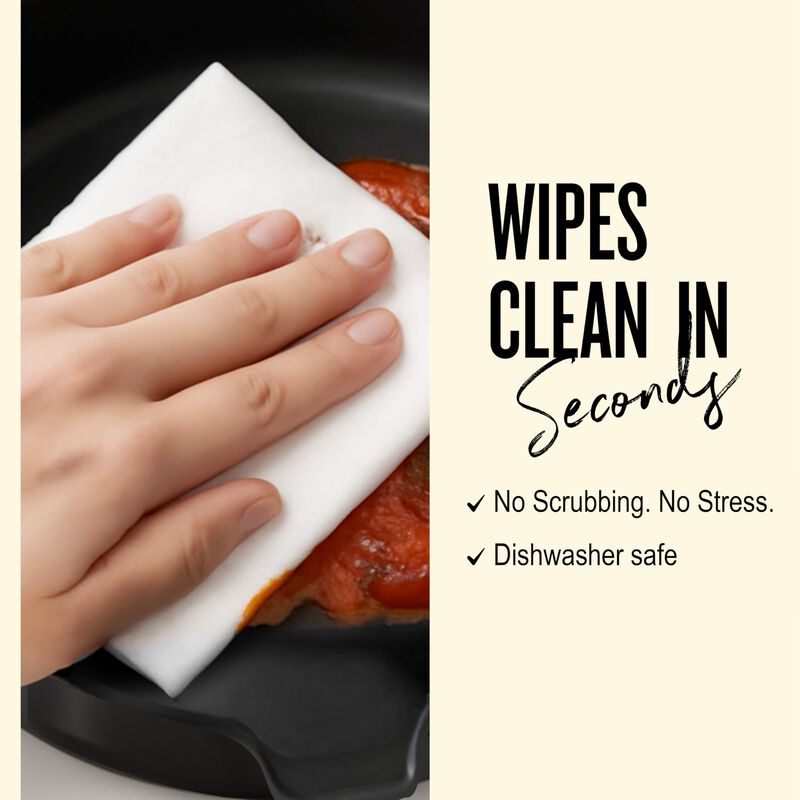 Alva Neat 5-in-1 Ceramic Nonstick Cookware Nesting Set, Recycled Aluminum Non-Toxic PFAS, PFOA, PTFE Free, Frying Pan, Cookware Set Compatible with All Cooktops, Induction Safe, Oven Safe