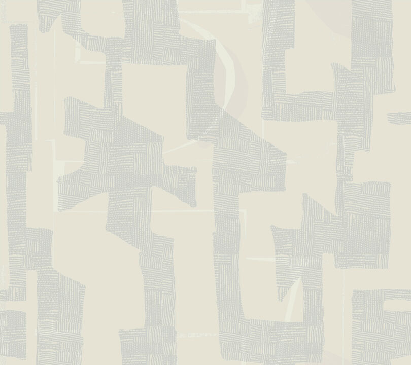 Modern Tribal Neutral & Grey Wallpaper
