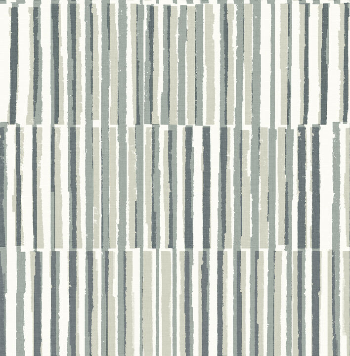 Sabah Slate Stripe Wallpaper (Set of 2)
