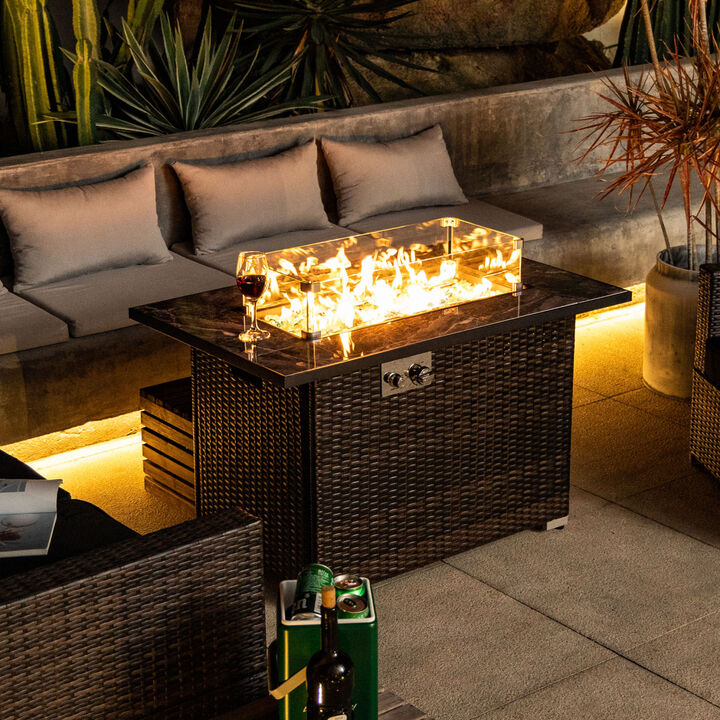 Streamdale Propane Fire Table with Ceramic Tabletop