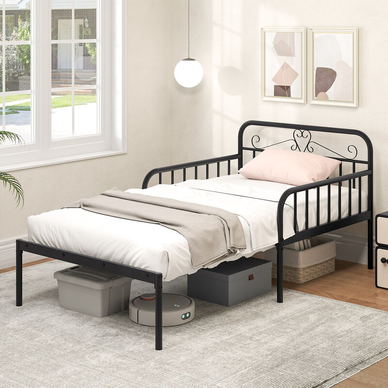 Daybed to Bed with Guardrails and Armrests for Safe and Versatile Sleeping Space image number 5