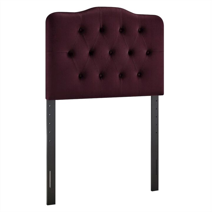Annabel Stain-Resistant Performance Velvet Twin Headboard