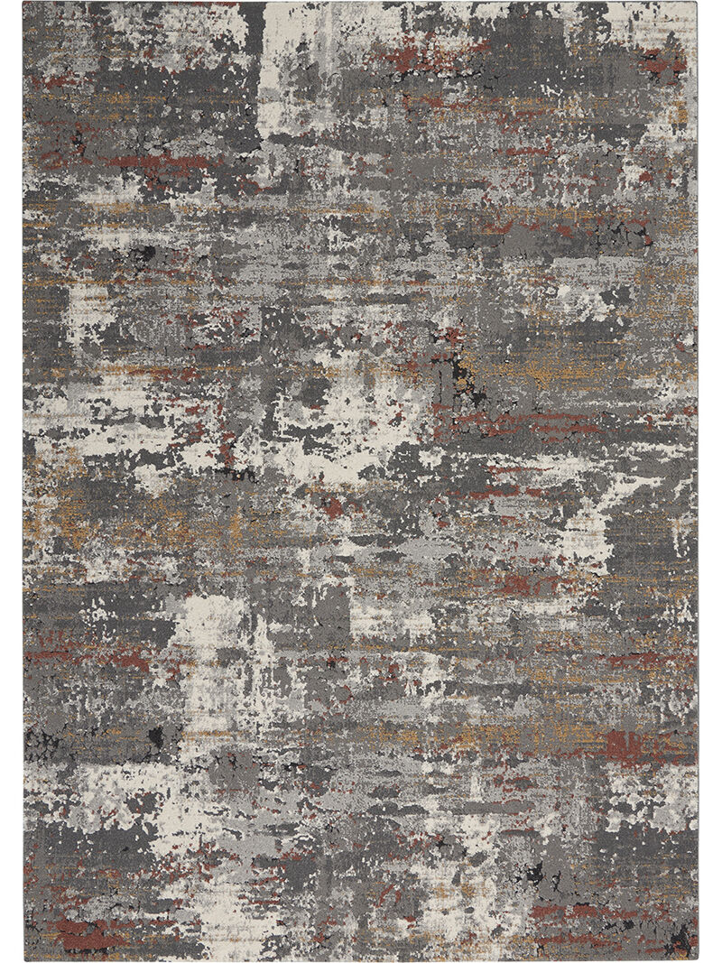Tangra TNR02 Gray/Multicolor 4' x 6' Rug