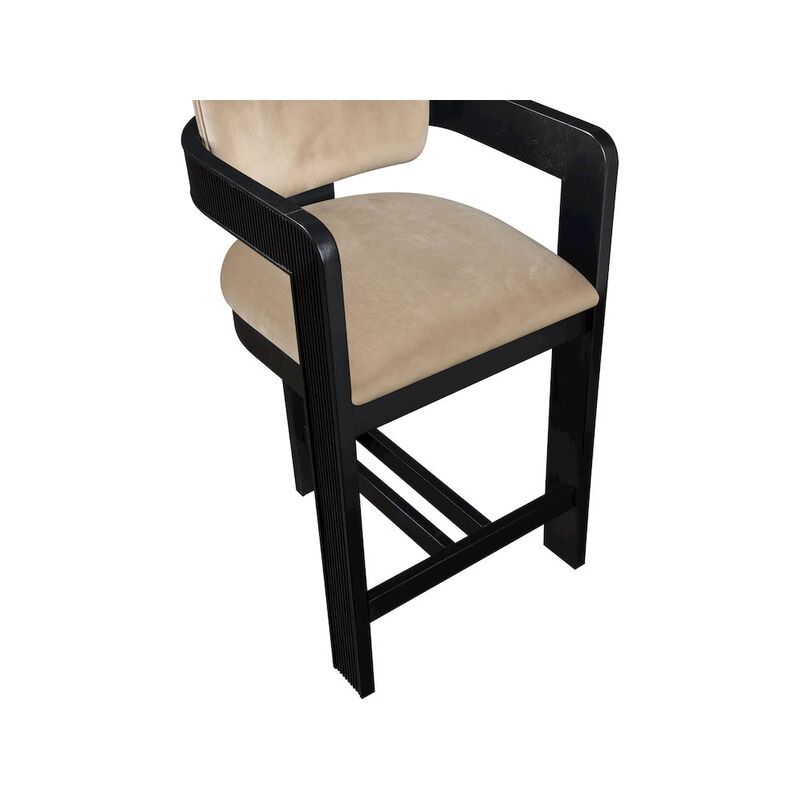 Meridian Furniture Sacha Velvet Stool