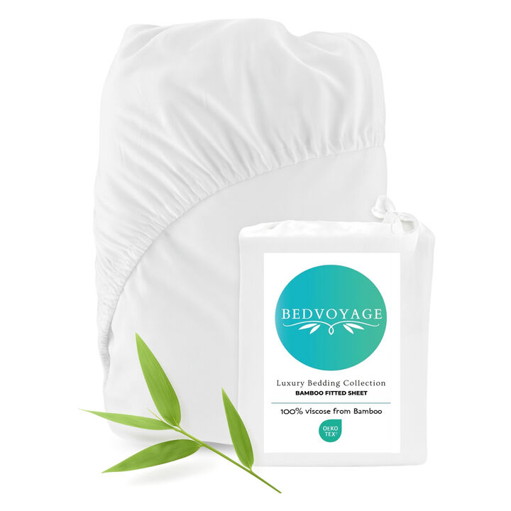 BedVoyage Luxury 100% viscose from Bamboo Fitted Sheet