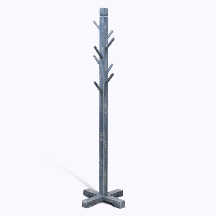 Sunny Designs Traditional Solid Wood Hat Rack with 8-Prong Hooks