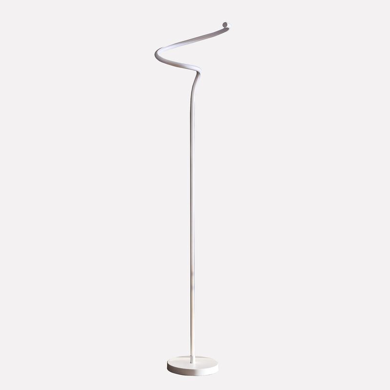 Hivvago 51" White LED Novelty Floor Lamp With White