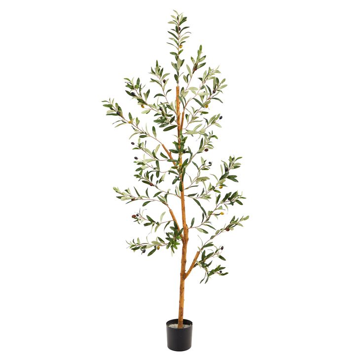 Hivvago 4.5 Feet Olive Artificial Tree