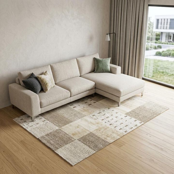 HomeRoots Geometric Area Rug