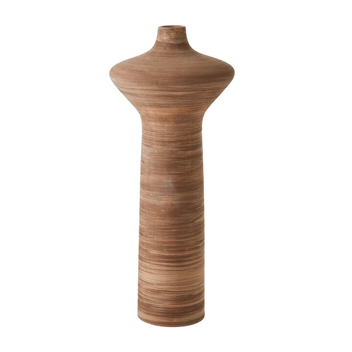 Expo Vase-Brown