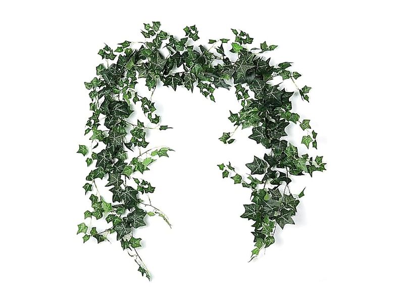 3 Strands Artificial Ivy Vines 6 Ft Green Garland Faux Hanging Plants Greenery image number 0
