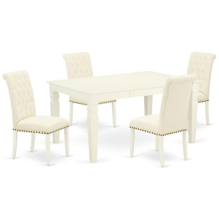 Dining Room Set Linen White