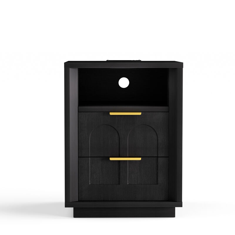 Fonkwa two-piece bedside table set image number 0