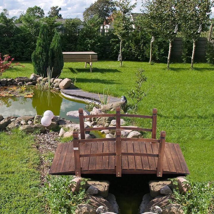 Outdoor Garden Bridge for Enhancing Landscaping and Adding Charm to Your Garden or Yard