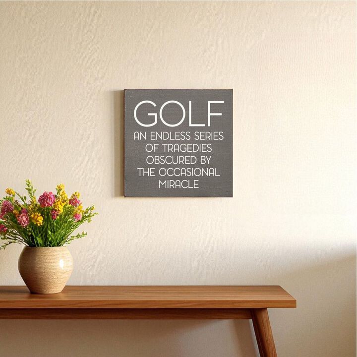 Golf Funny Wooden Sign Rustic Golf Wall Decor Gift for Golf Lovers