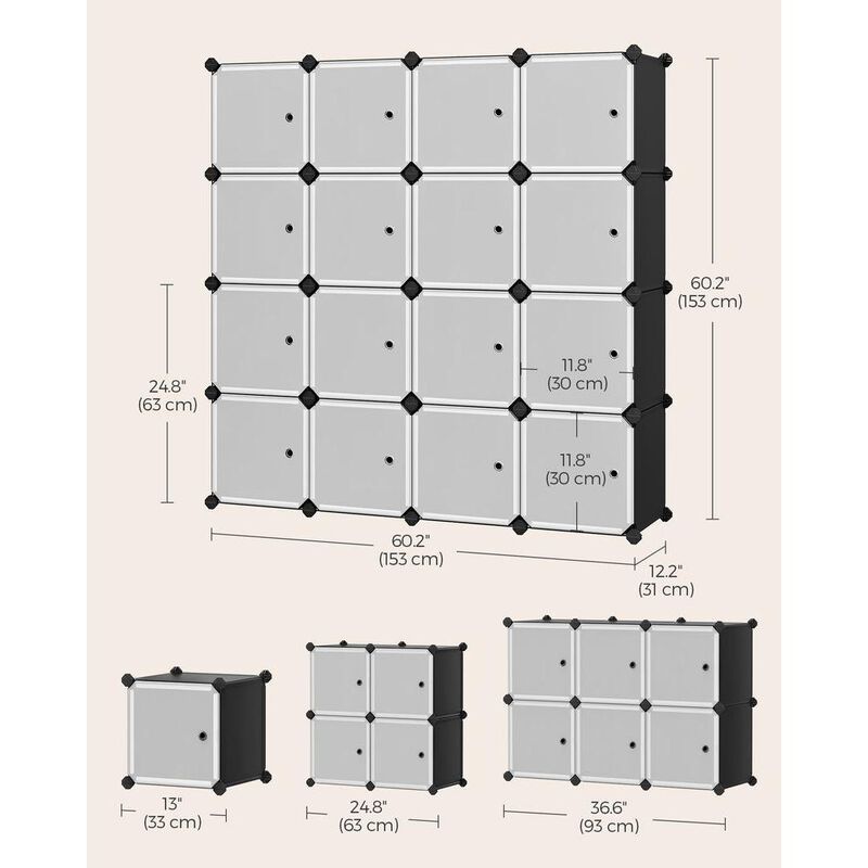 Cube Storage Organizer for Versatile and Efficient Home Organization
