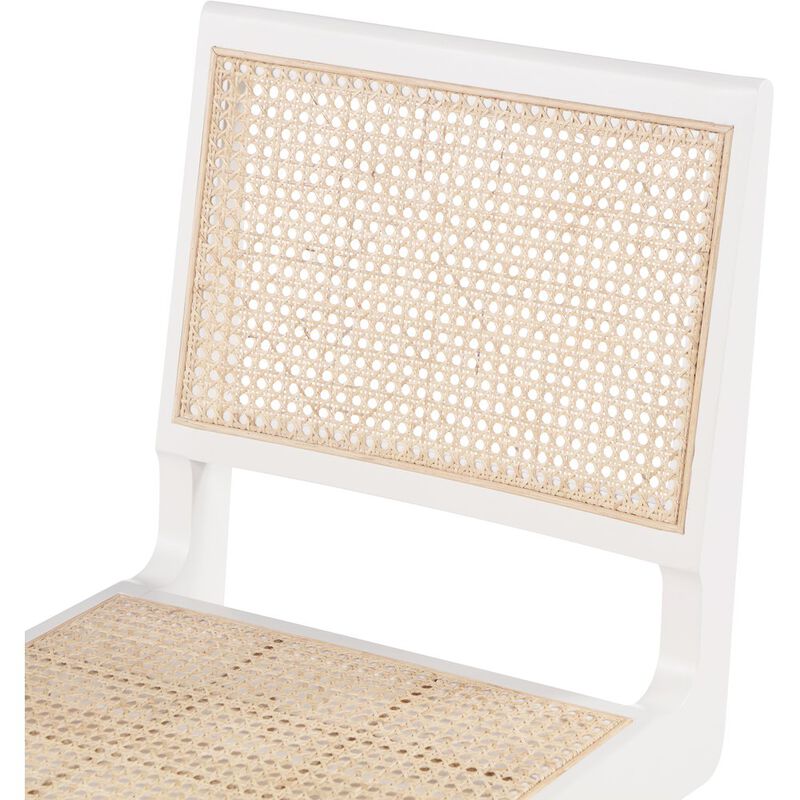 Meridian Furniture Preston White Wood Dining Side Chair, Set of 2