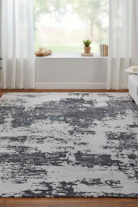 Zarah 8917F Ivory/Charcoal 2' x 3' Rug