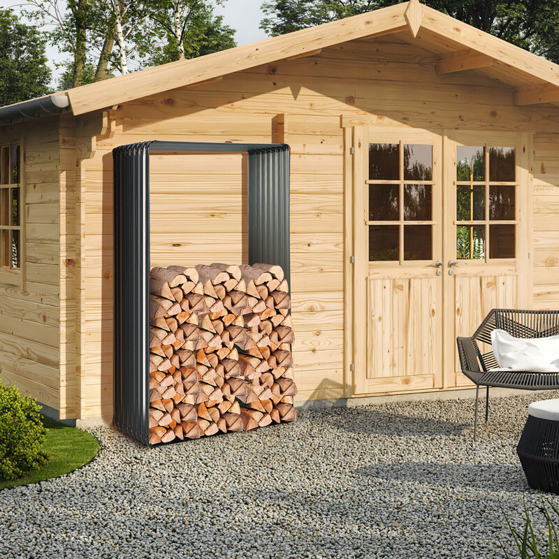 71 Inch Galvanized Metal Raised Garden Bed for Garden Backyard-Dark Grey