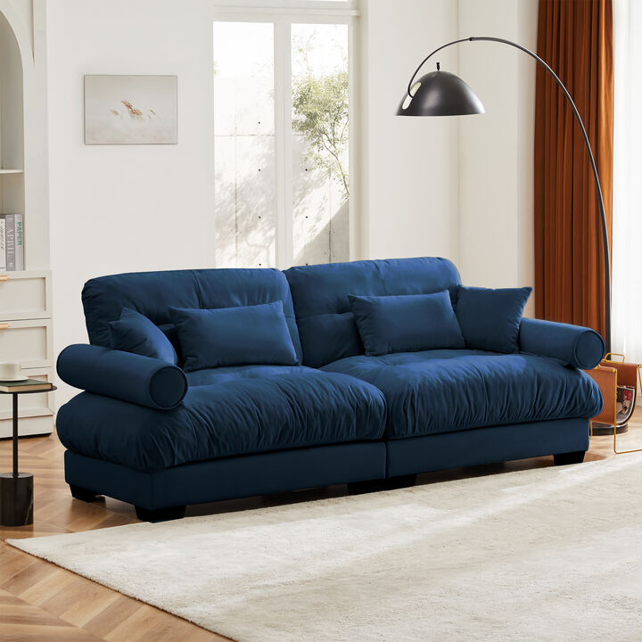Plizer Large Size Modern Loveseat