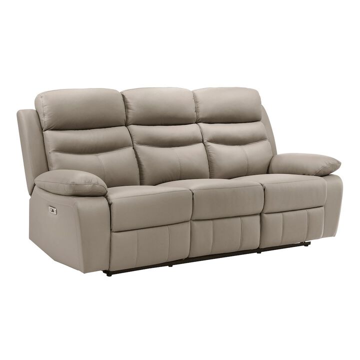 Lexicon Hancock Leather Power Double Reclining Sofa