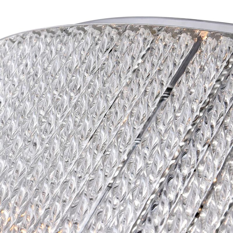 Benson 5 Light Drum Shade Chandelier With Chrome Finish