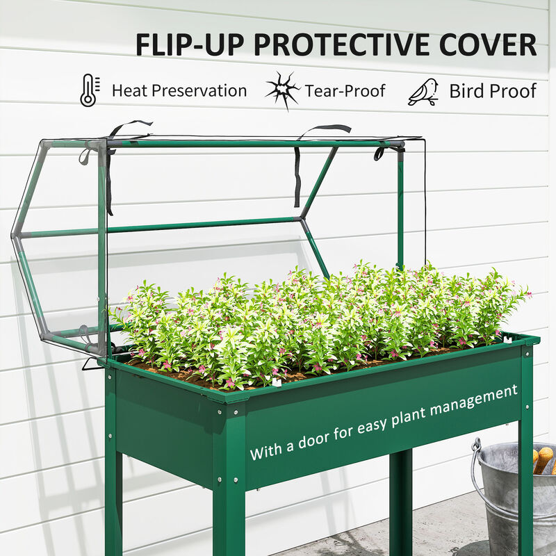 Hivvago Elevated Vegetable Planter with Drainage Hole image number 3