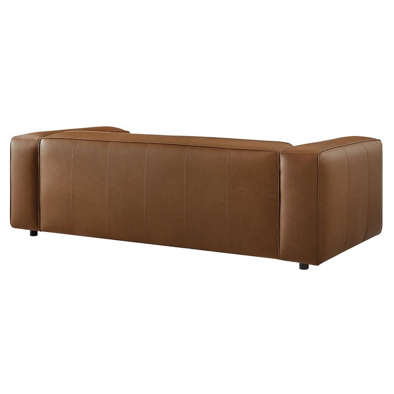 Auren Upholstered Vegan Leather Sofa image number 3
