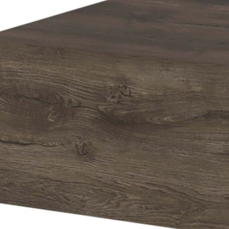 Minimalist Floating Nightstand with 1 Drawer – Faux Wood Bedside Table